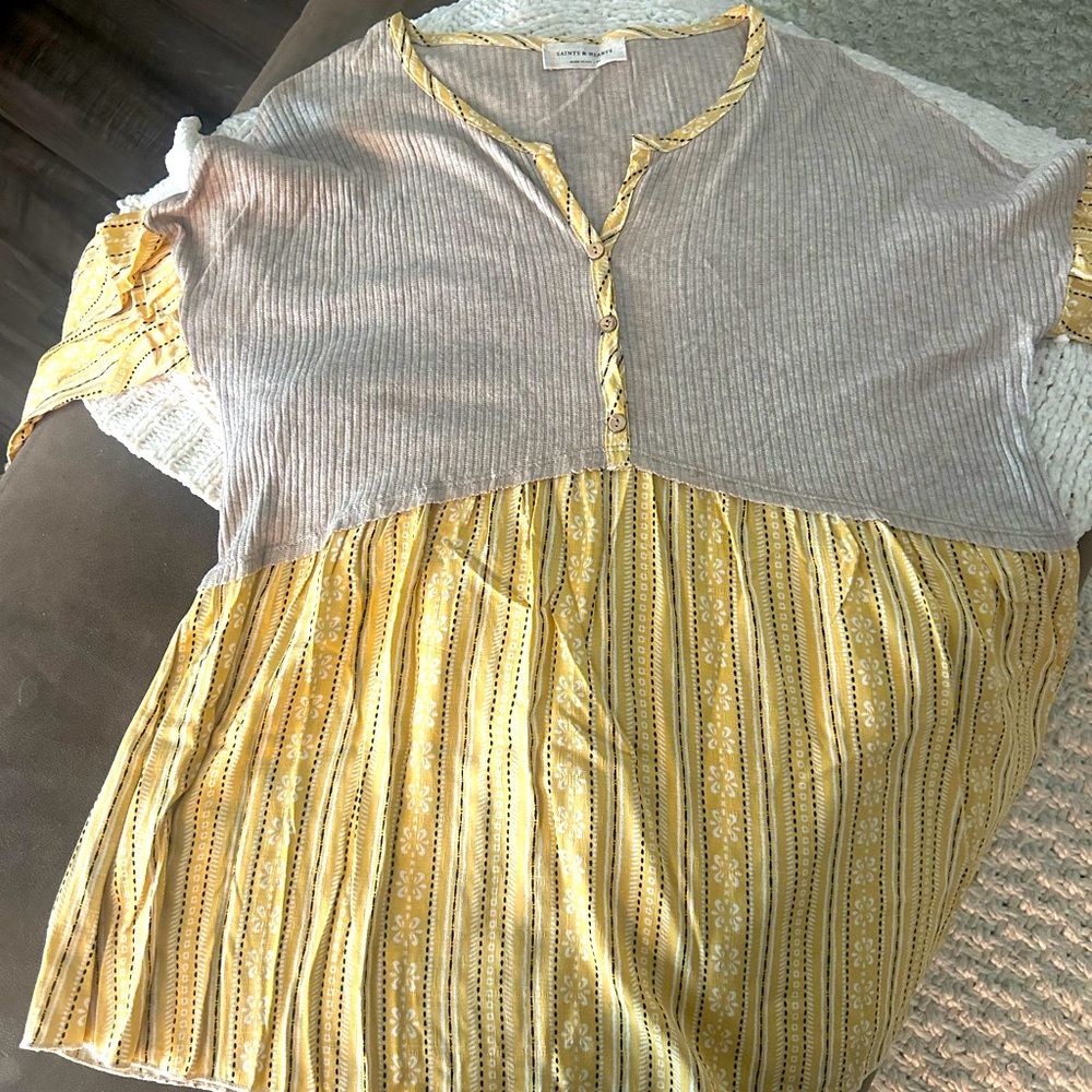 Saints & Hearts babydoll shirt